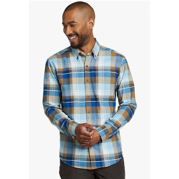 Eddie Bauer Men's Eddie's Field Flannel - Picture 1 of 5